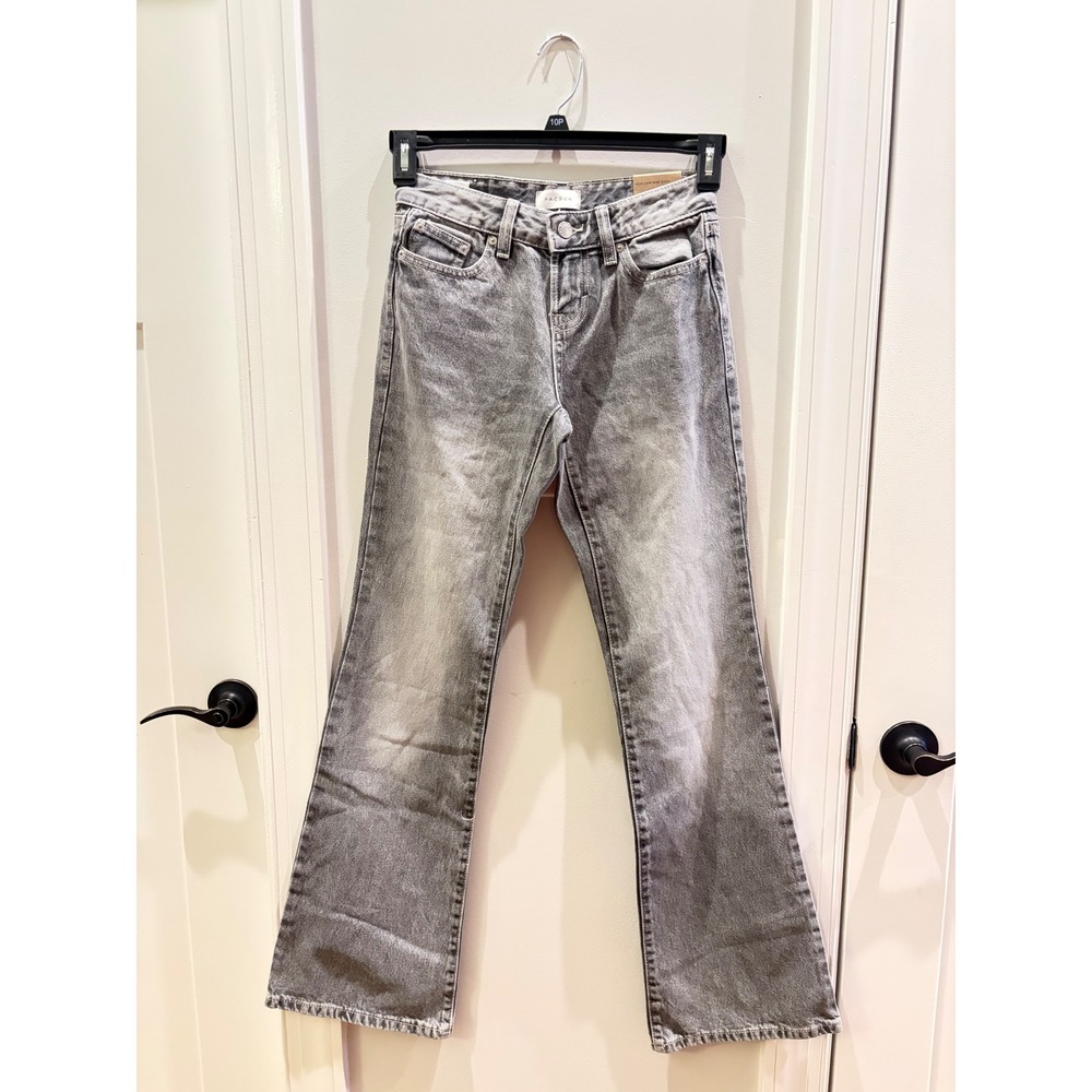 PacSun Women's Gray Acid Wash Low Rise Boot Cut Jeans Size 22